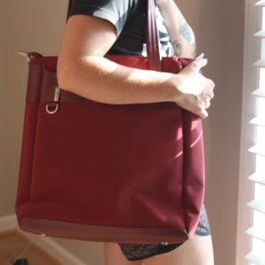 SAMSONITE BURGUNDY LAPTOP TOTE *BRAND NEW*
